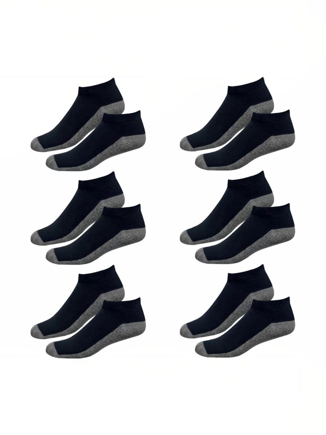 akeet trend Men Pack of 6 Cotton Assorted Colourblocked Ankle Length Socks - view 1