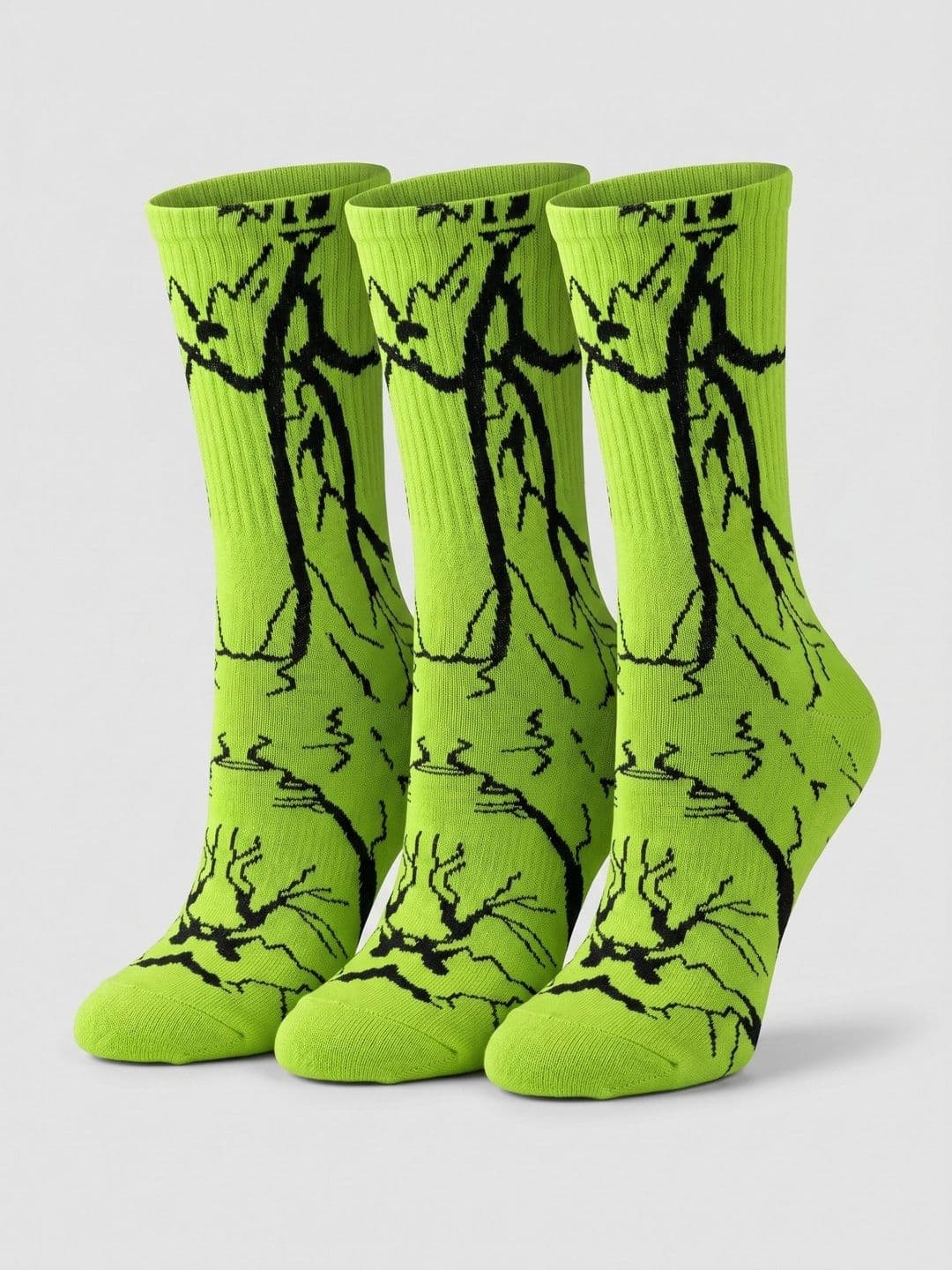 Moda Rapido Men Pack of 3 Cotton Blend Patterned Calf Length Socks - view 1