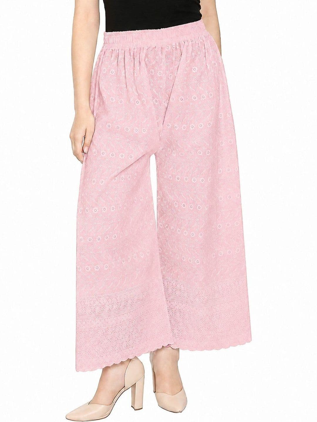 TNQ Women Ethnic Motifs Embroidered Ethnic Palazzos - view 1