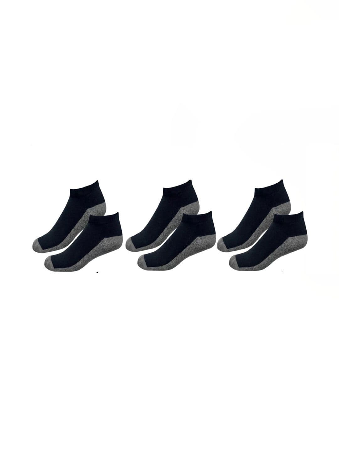 Akeeta Men Pack of 3 Cotton Assorted Colourblocked Ankle Length Socks - view 1