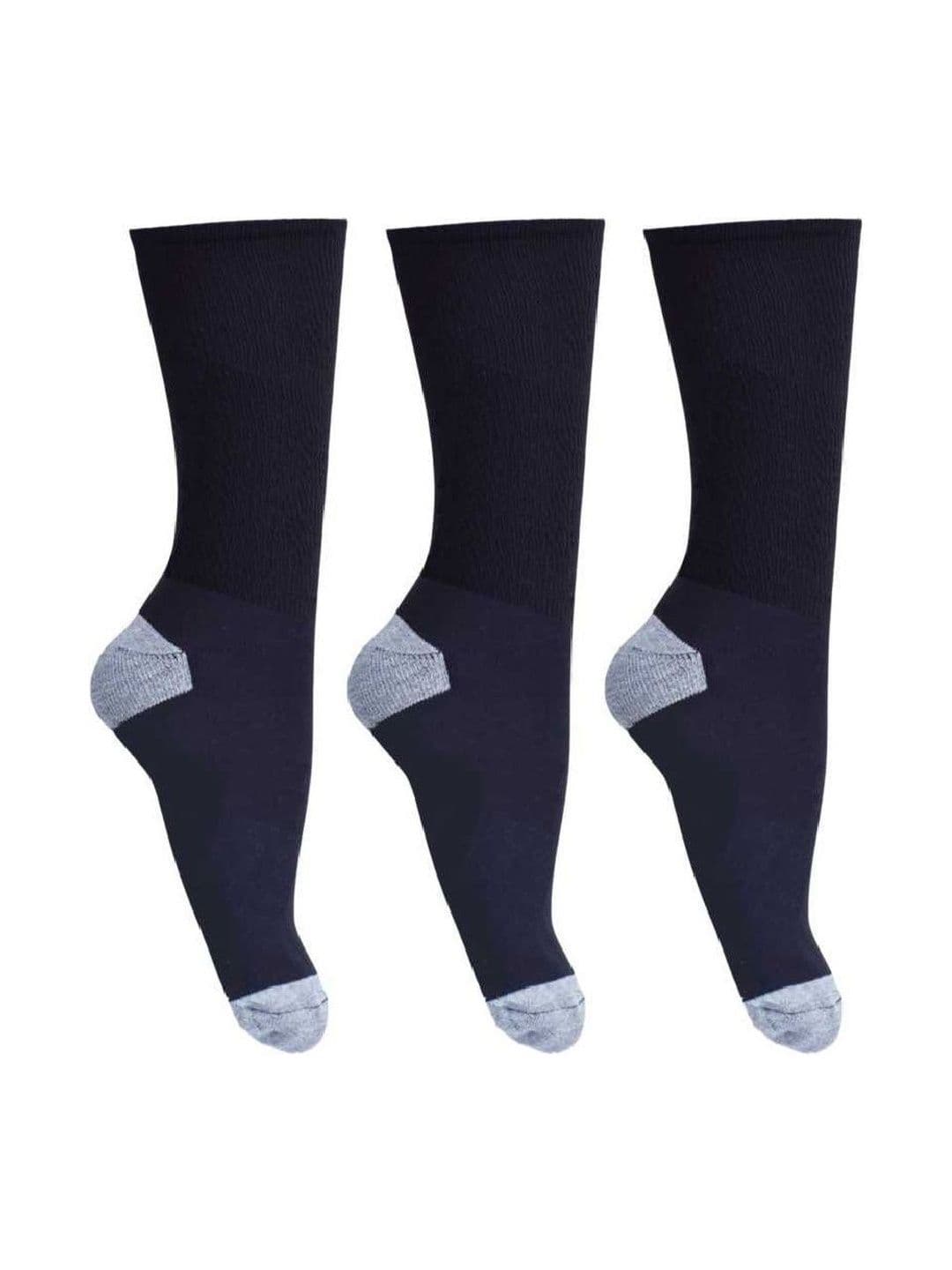 Akeeta Men Pack of 3 Cotton Assorted Colourblocked Calf Length Socks - view 1