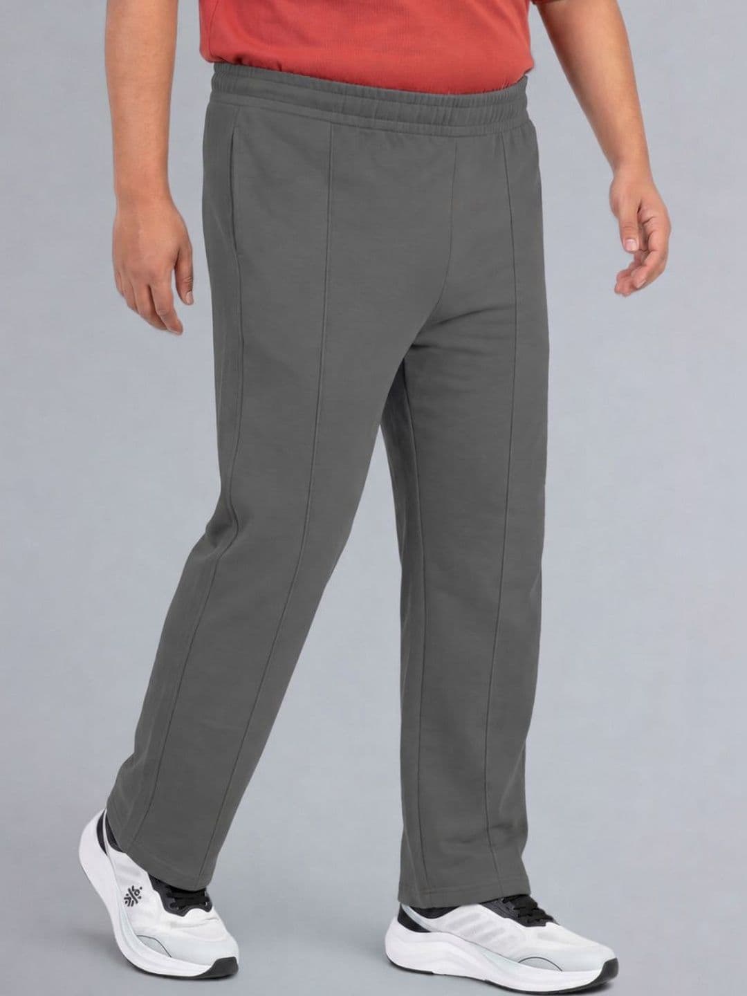CULT Men's Grey All Day Play Straight Fit Trackpants - view 1