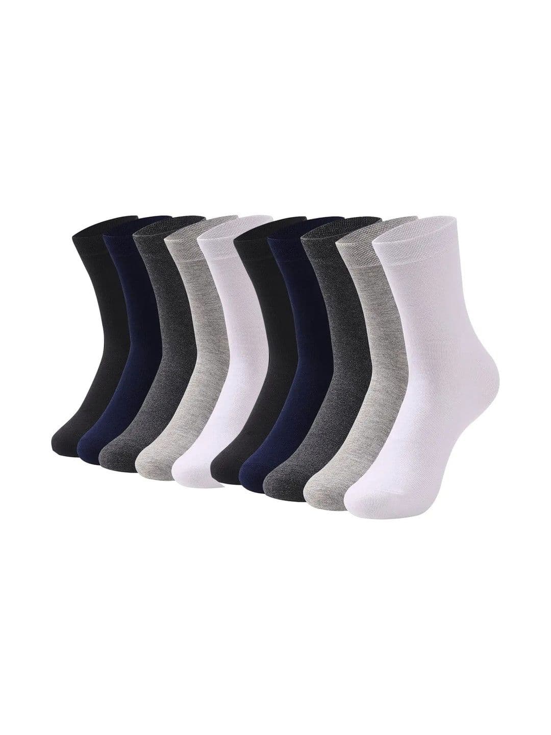 akeet trend Men Pack of 10 Cotton Assorted Calf Length Socks - view 1