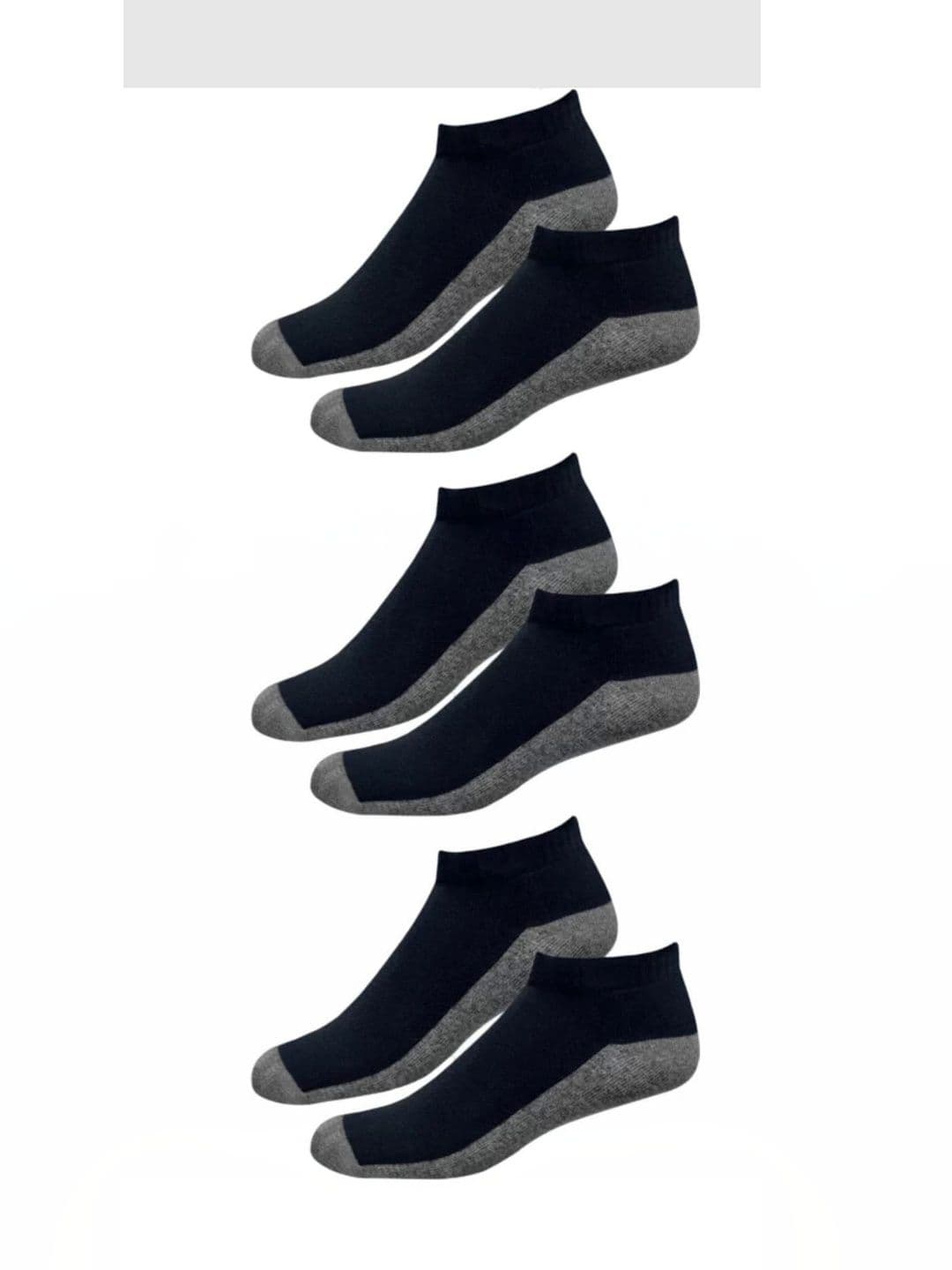 akeet trend Men Pack of 3 Cotton Assorted Colourblocked Ankle Length Socks - view 1