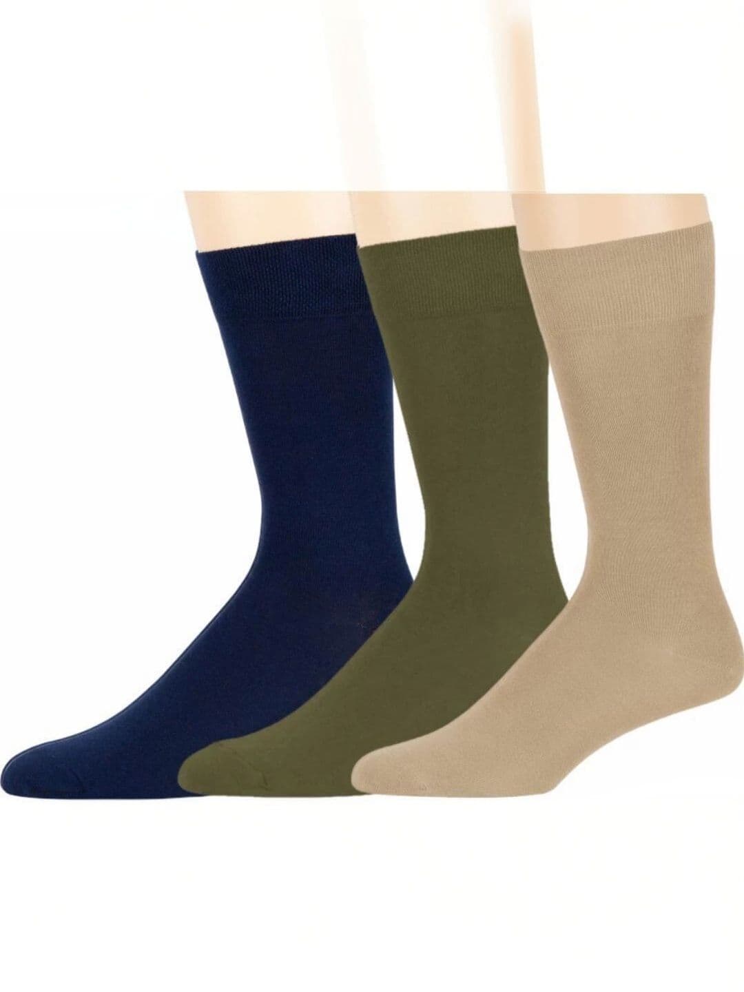 Akeeta Men Pack of 3 Cotton Assorted Calf Length Socks - view 1