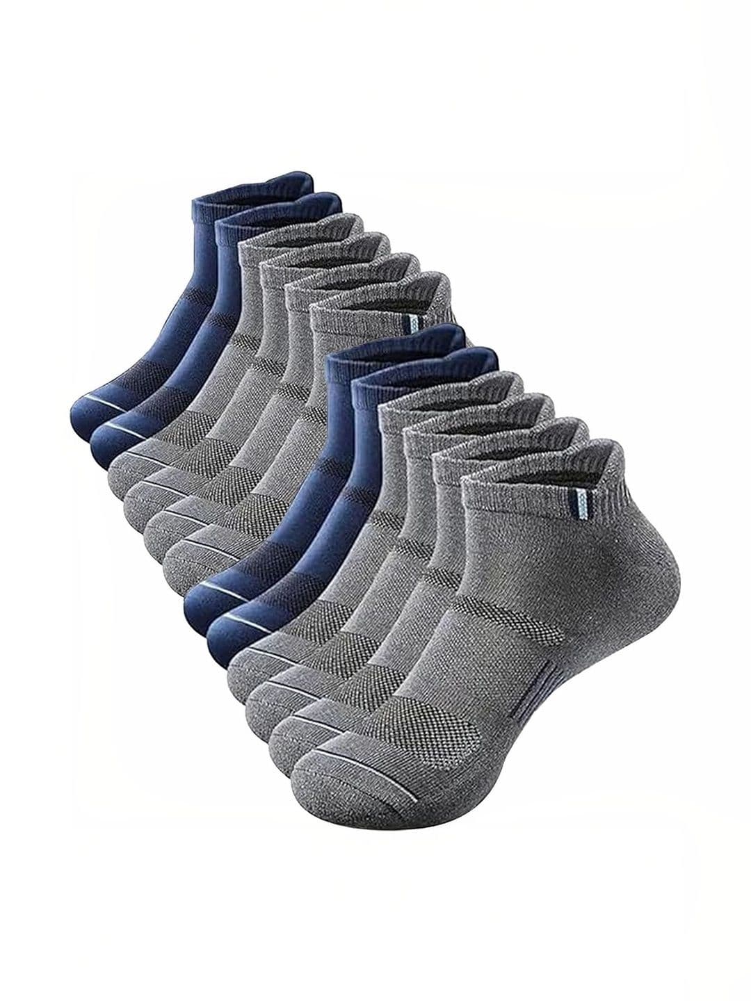 Akeeta Men Pack of 10 Cotton Assorted Patterned Ankle Length Socks - view 1