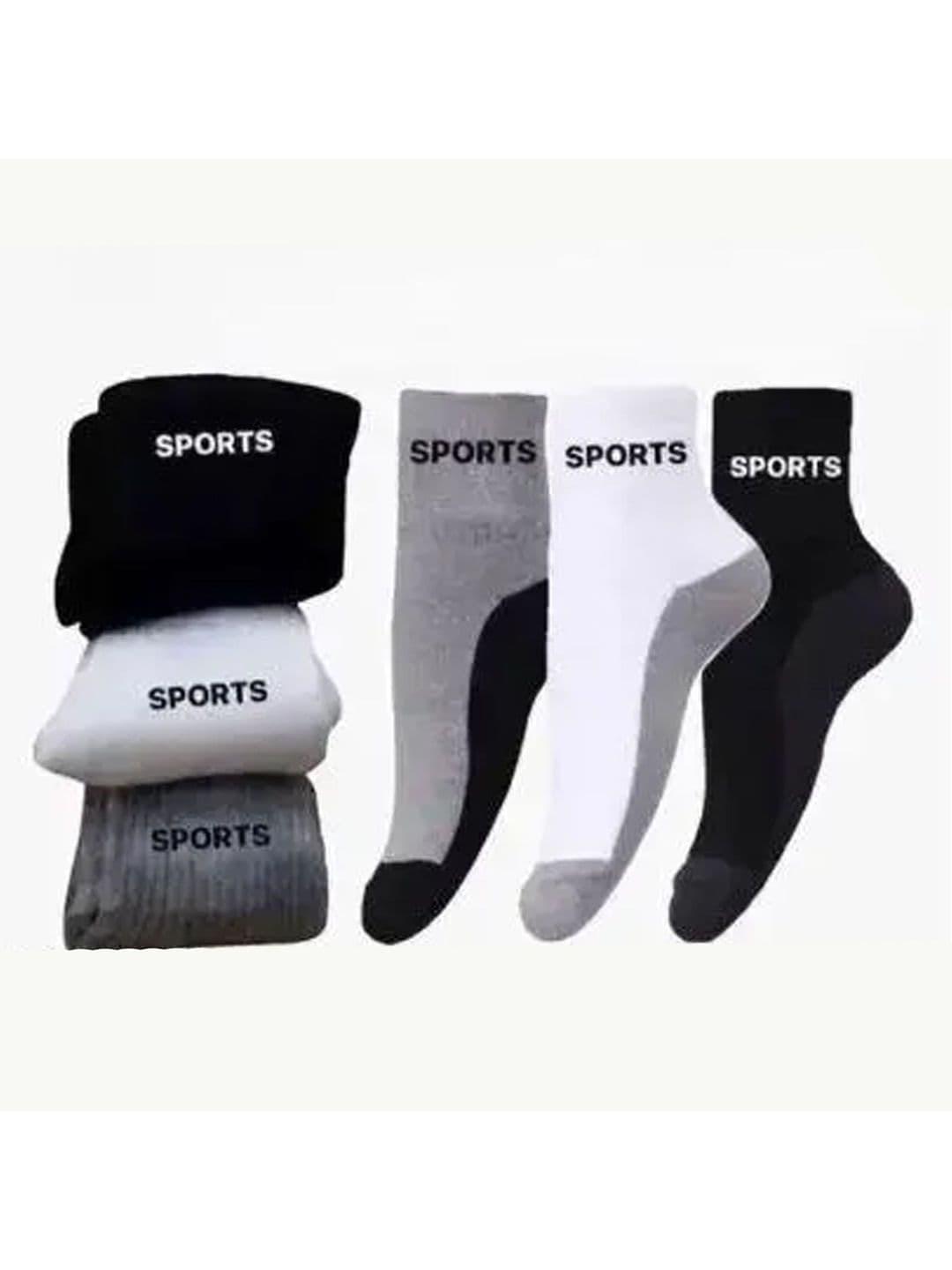 Akeeta Men Pack of 5 Cotton Assorted Colourblocked Ankle Length Socks - view 1