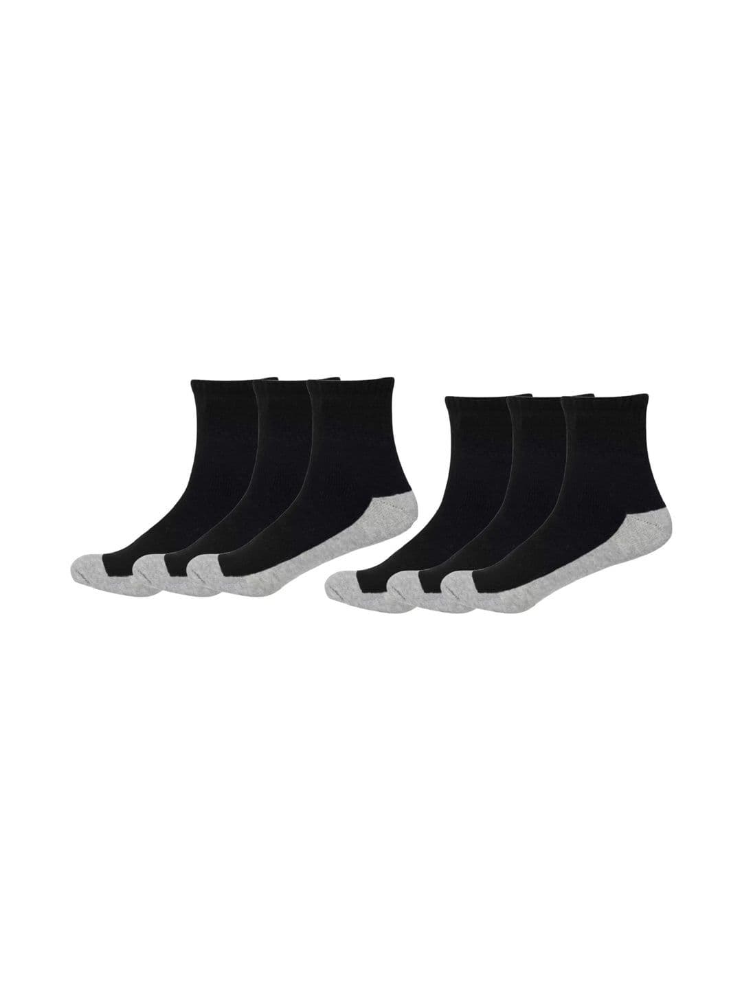 Akeeta Men Pack of 6 Cotton Assorted Colourblocked Above Ankle Socks - view 1
