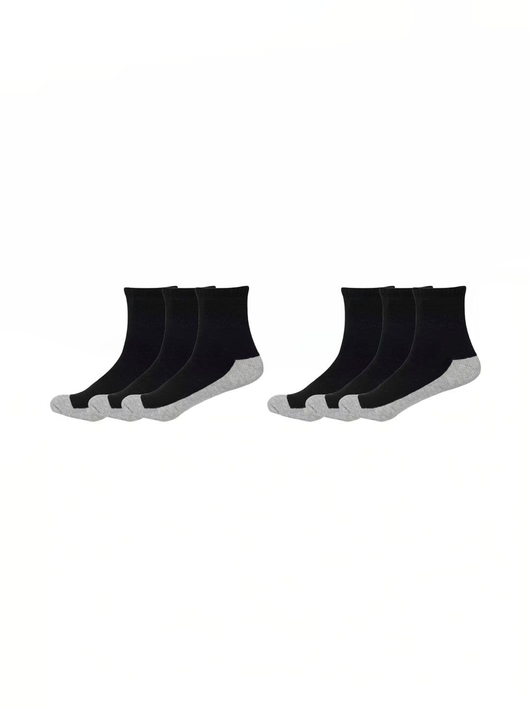 akeet trend Men Pack of 6 Cotton Assorted Colourblocked Ankle Length Socks - view 1