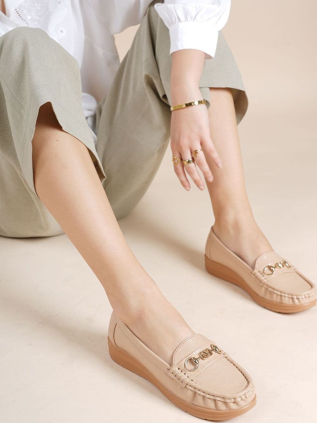 DressBerry Women Textured Loafers - view 1