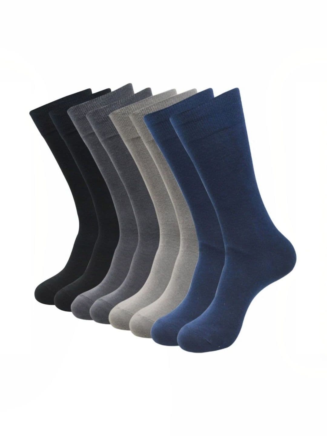 Akeeta Men Pack of 4 Cotton Assorted Calf Length Socks - view 1