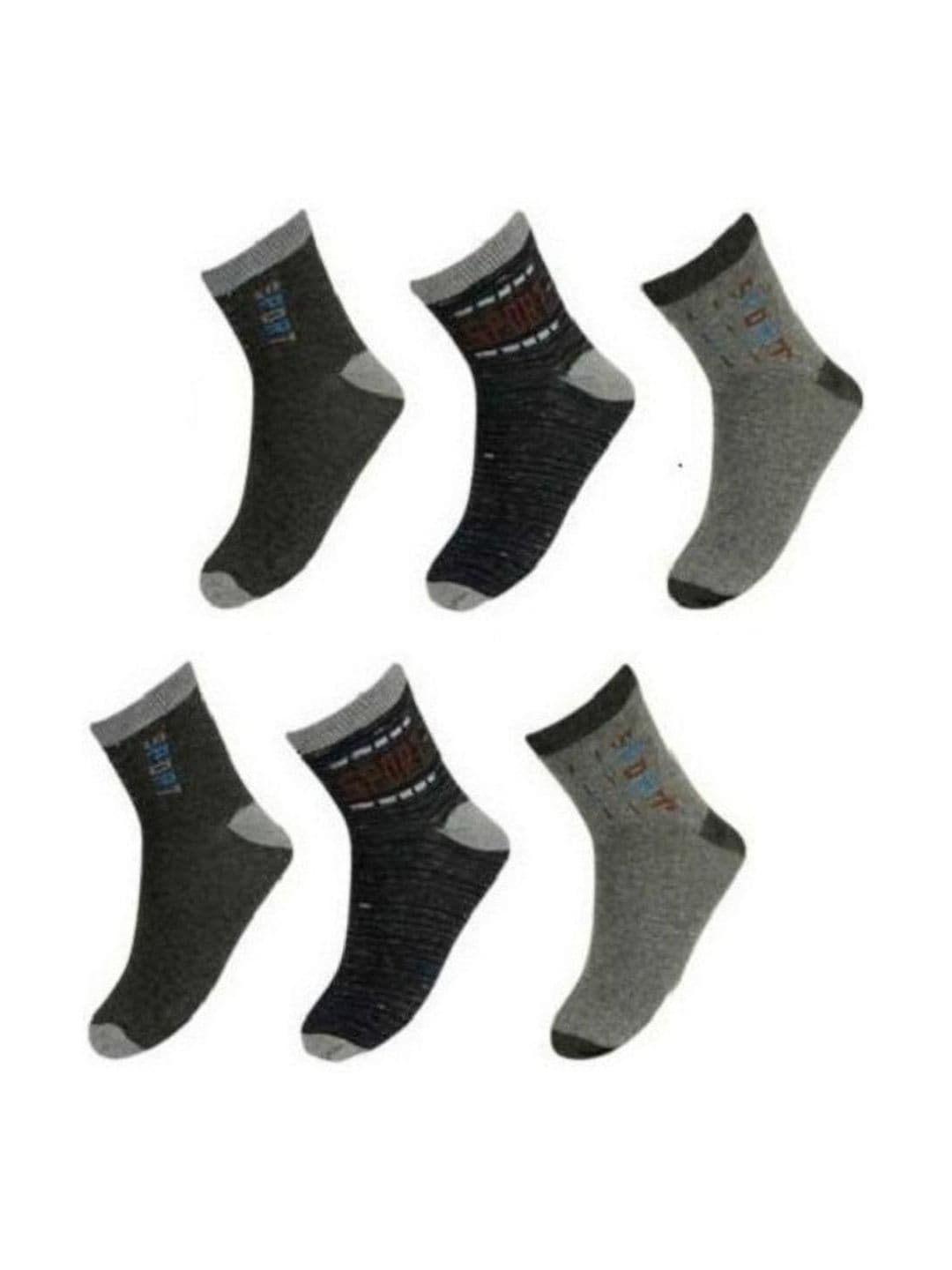 akeet trend Men Pack of 6 Cotton Assorted Patterned Ankle Length Socks - view 1
