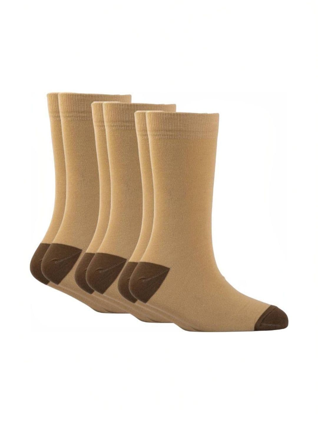 akeet trend Men Pack of 3 Cotton Assorted Colourblocked Calf Length Socks - view 1