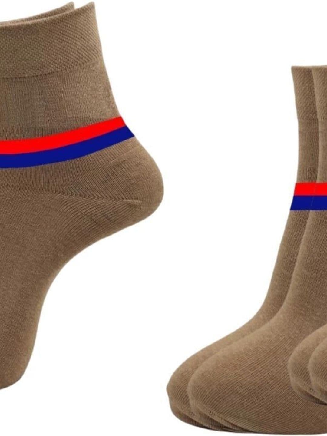 akeet trend Men Pack of 6 Cotton Assorted Striped Ankle Length Socks - view 1