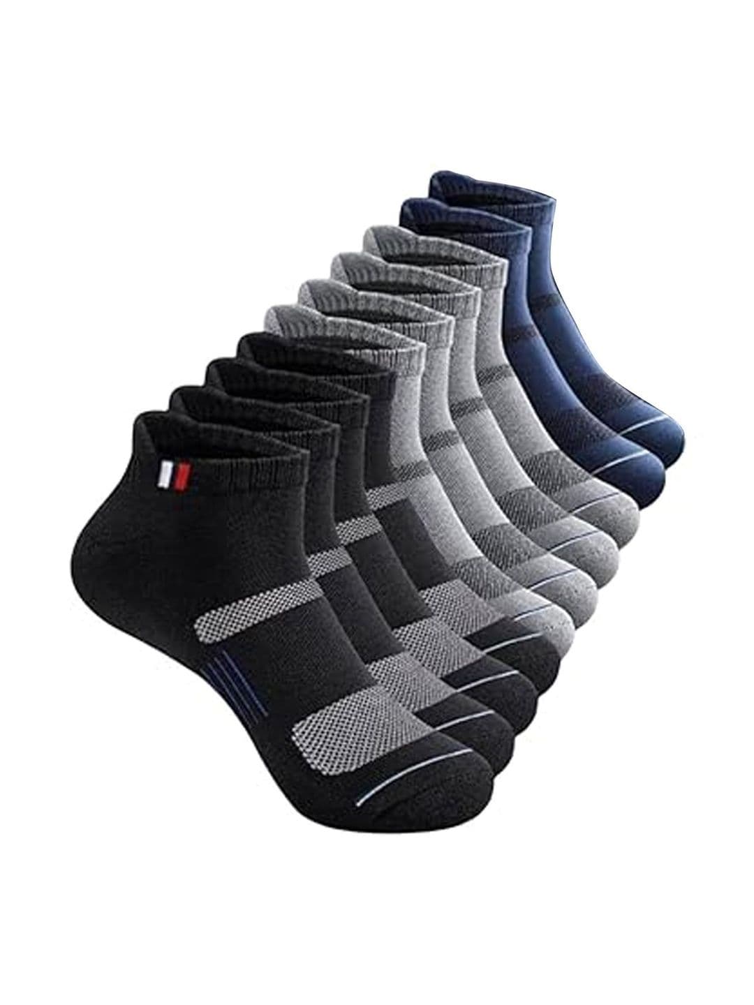 Akeeta Men Pack of 5 Cotton Assorted Patterned Ankle Length Socks - view 1