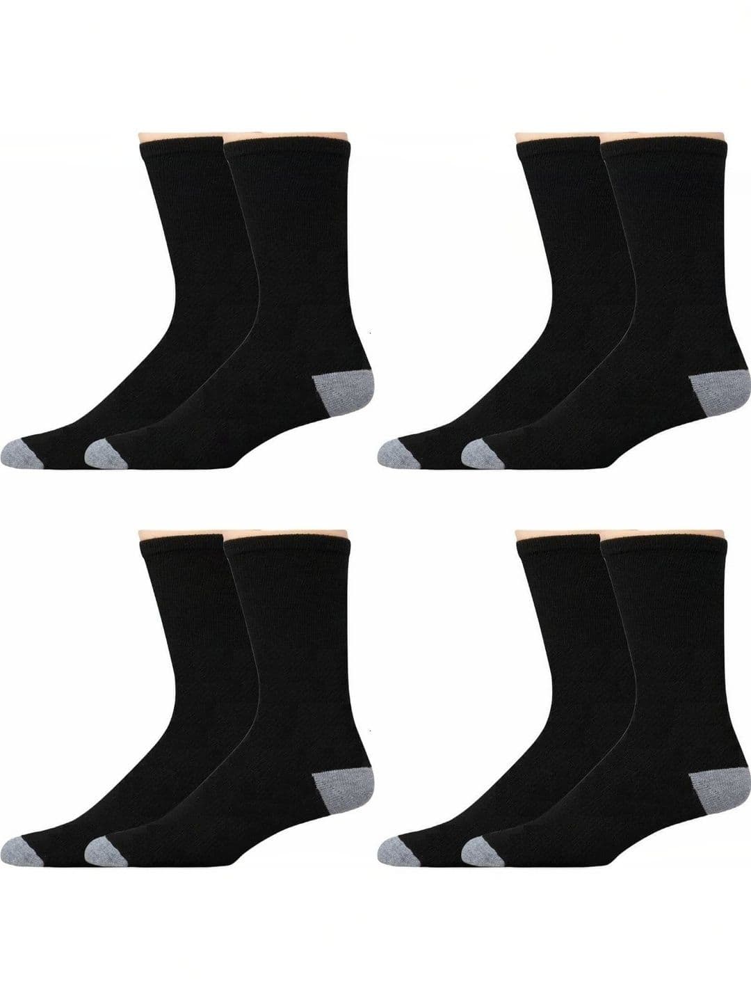Akeeta Men Pack of 4 Cotton Assorted Colourblocked Calf Length Socks - view 1