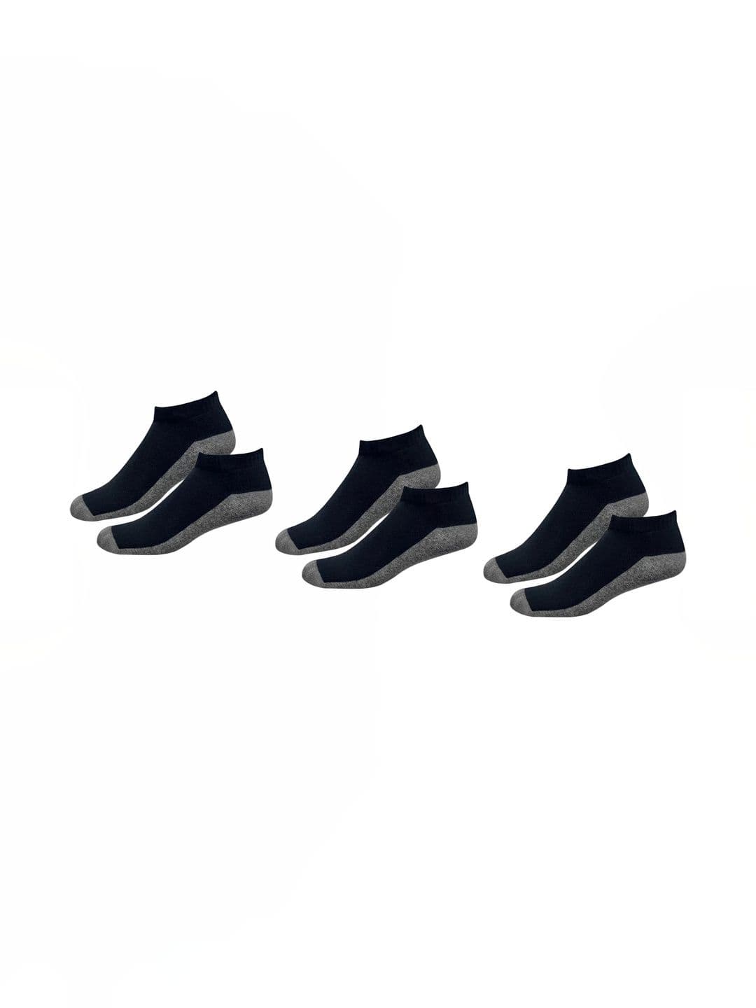 Akeeta Men Pack of 3 Cotton Assorted Colourblocked Ankle Length Socks - view 1