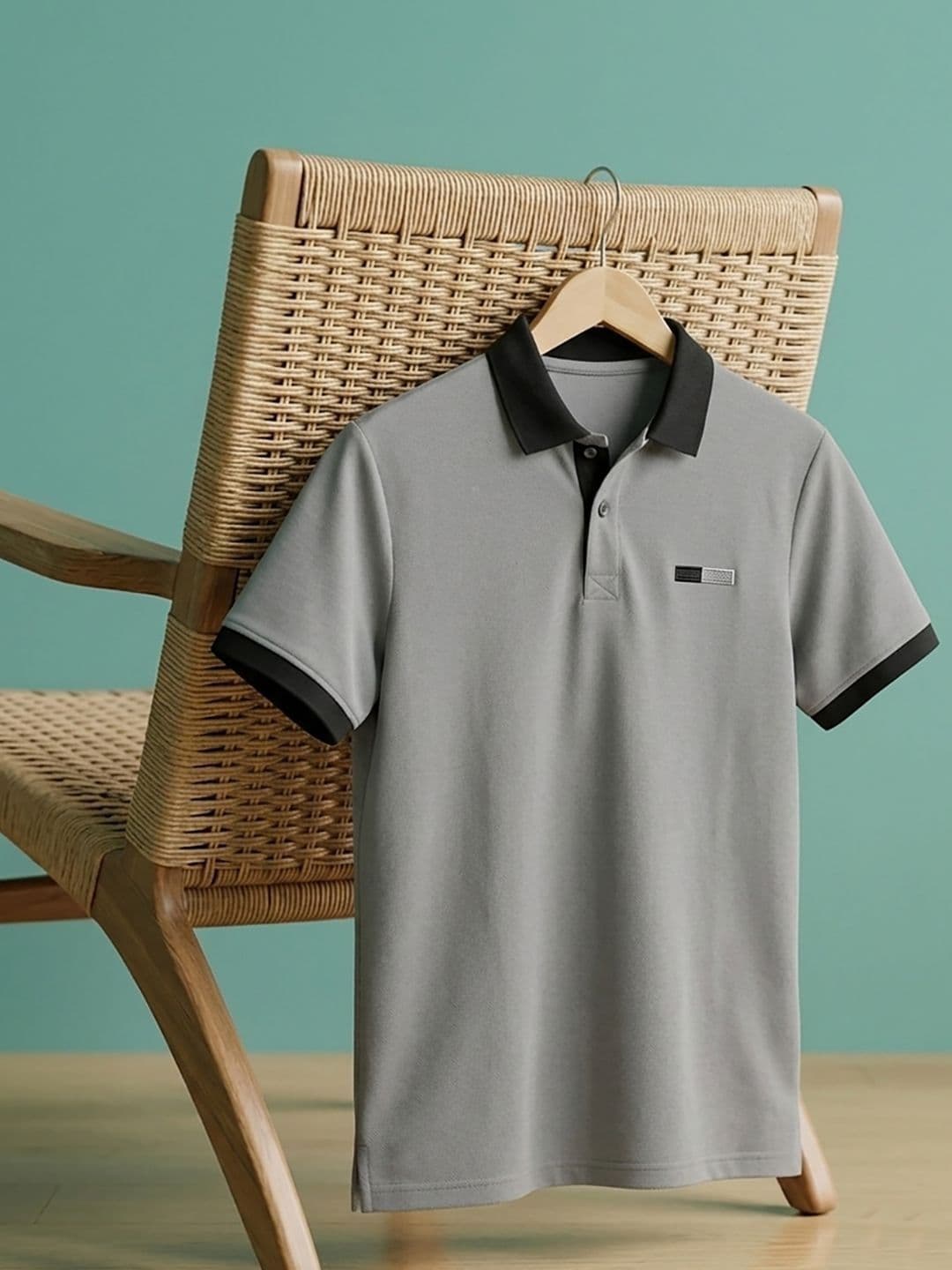 Mast & Harbour Men Polo Collar T-shirt - view 1