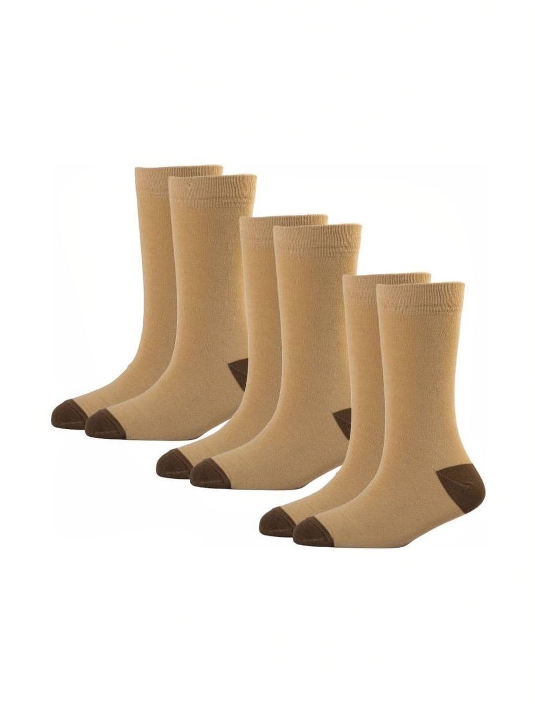 akeet trend Men Pack of 3 Cotton Assorted Colourblocked Calf Length Socks - view 1