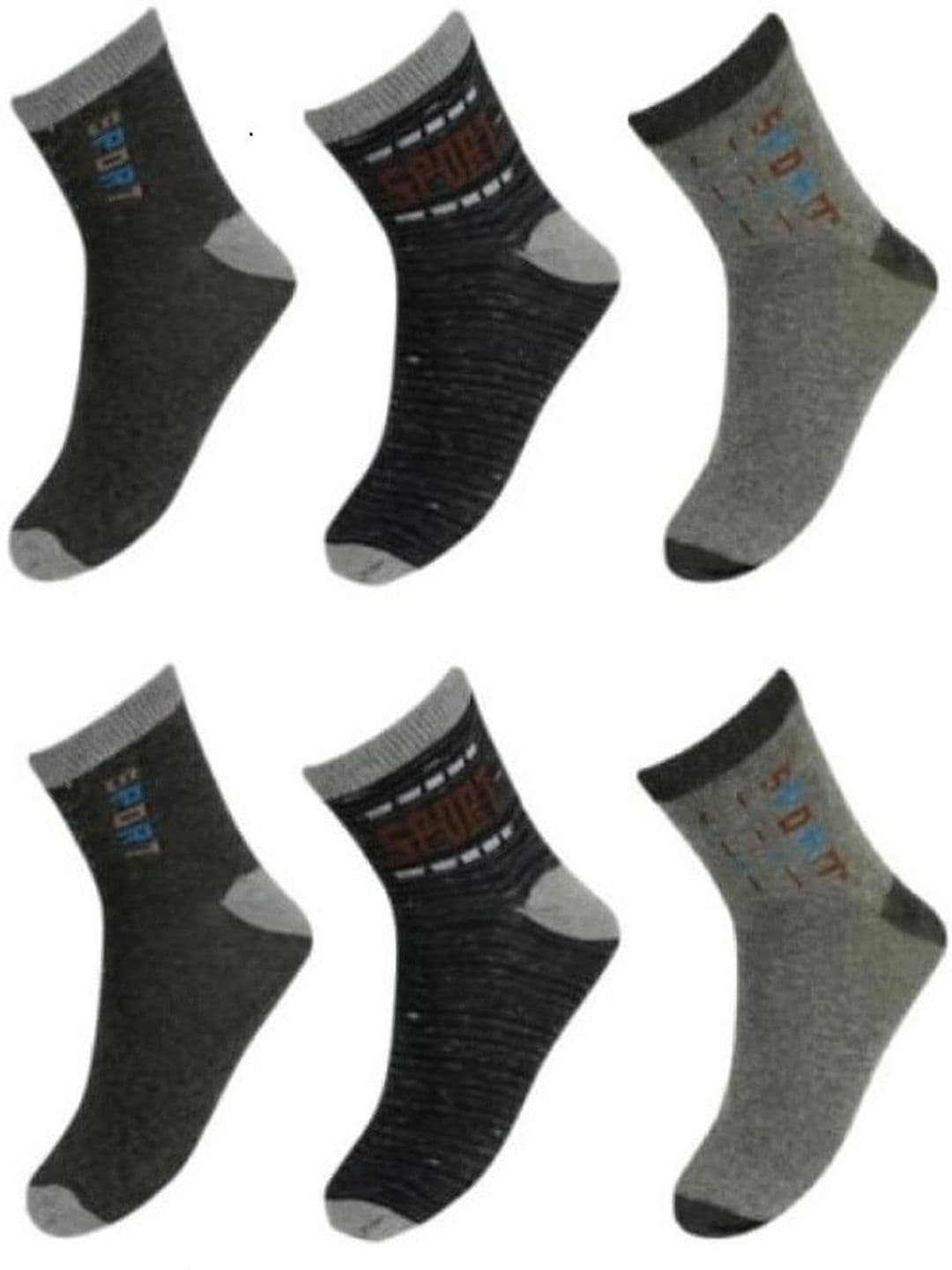 akeet trend Men Pack of 6 Cotton Assorted Patterned Ankle Length Socks - view 1