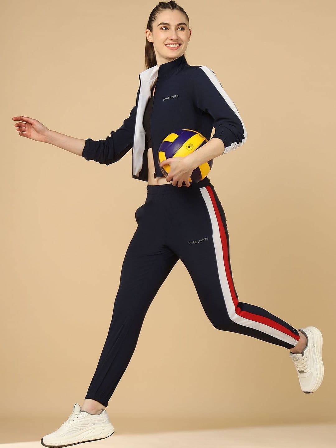 OFF LIMITS Colourblocked Mock Collar Tracksuits - view 1