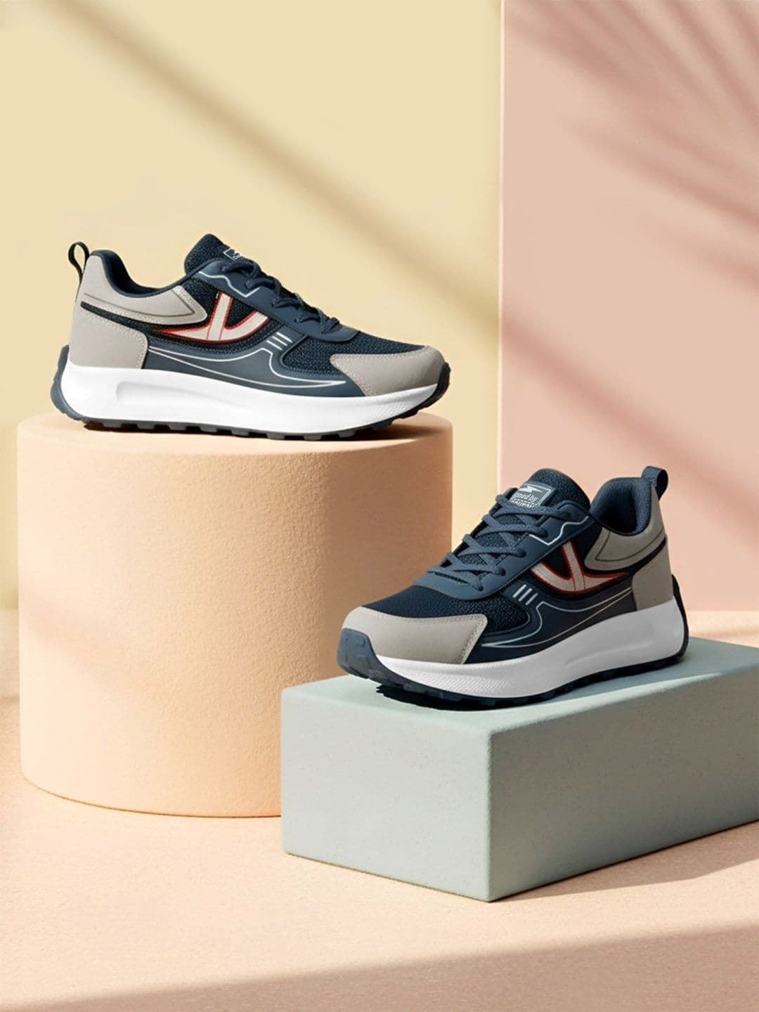 Bruton Men Mesh Running Non-Marking Shoes - view 1