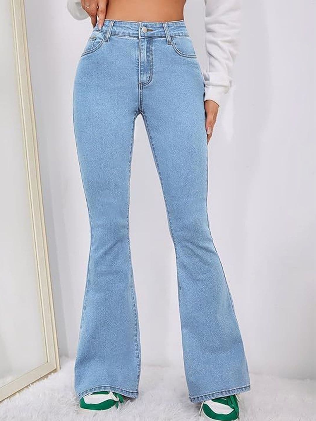 Mast & Harbour Women Bootcut High-Rise Stretchable Jeans - view 1