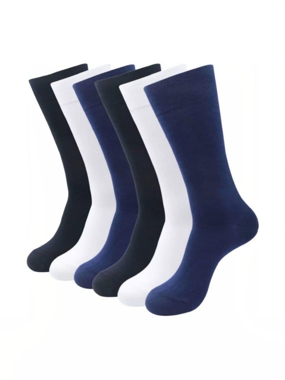 Akeeta Men Pack of 6 Cotton Assorted Calf Length Socks - view 1