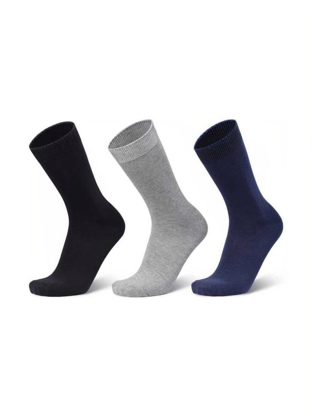 akeet trend Men Pack of 3 Cotton Assorted Calf Length Socks - view 1