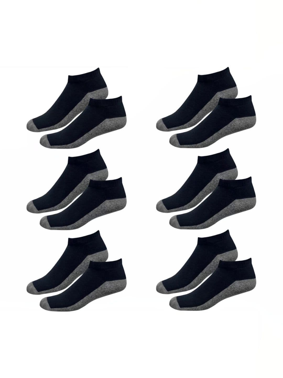 akeet trend Men Pack of 6 Cotton Assorted Colourblocked Ankle Length Socks - view 1