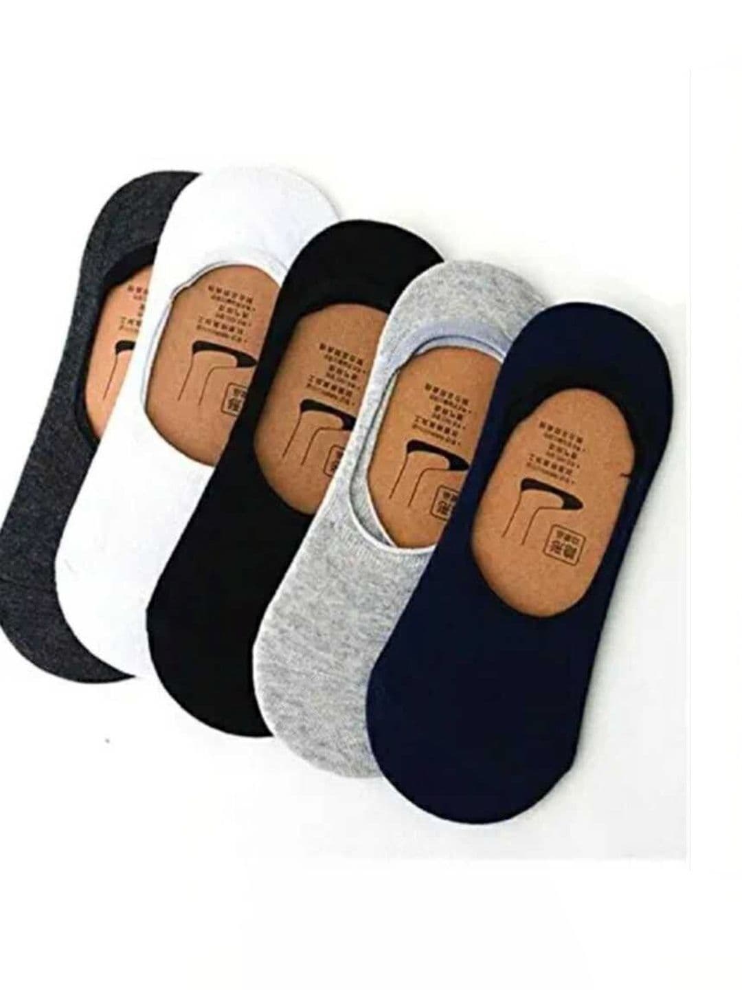 Akeeta Men Pack of 5 Cotton Assorted Shoe Liners Socks - view 1