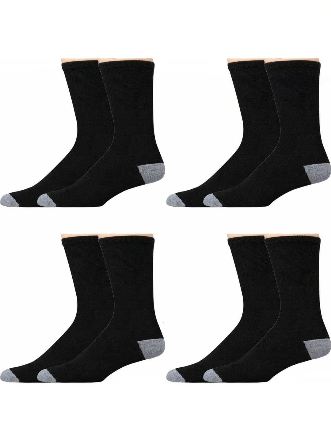 Akeeta Men Pack of 4 Cotton Assorted Calf Length Socks - view 1