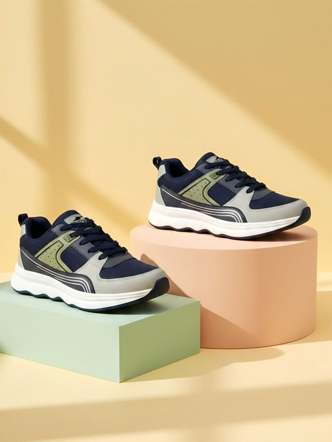 Bruton Men Mesh Walking Non-Marking Shoes - view 1