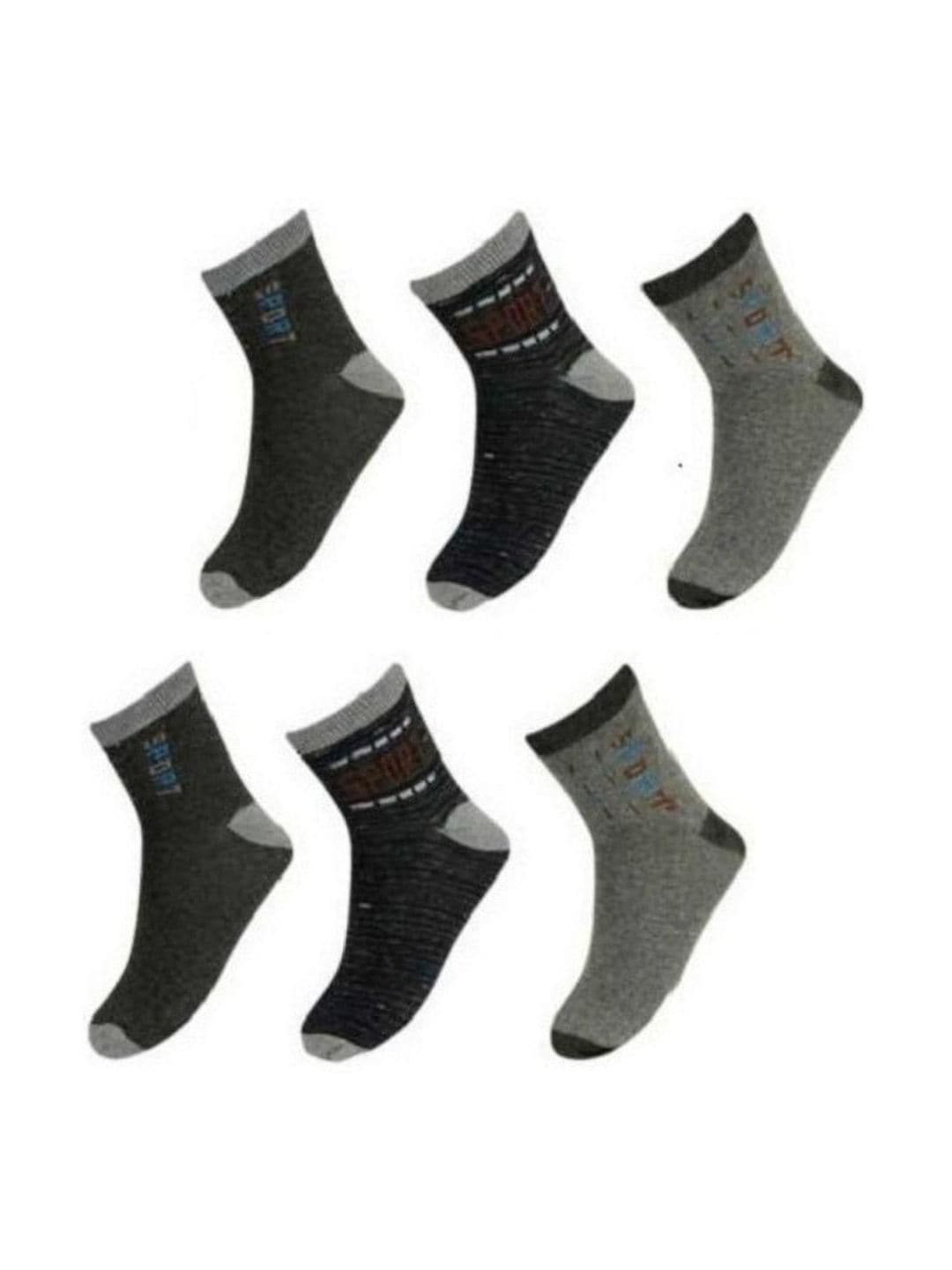 akeet trend Men Pack of 6 Cotton Assorted Patterned Ankle Length Socks - view 1