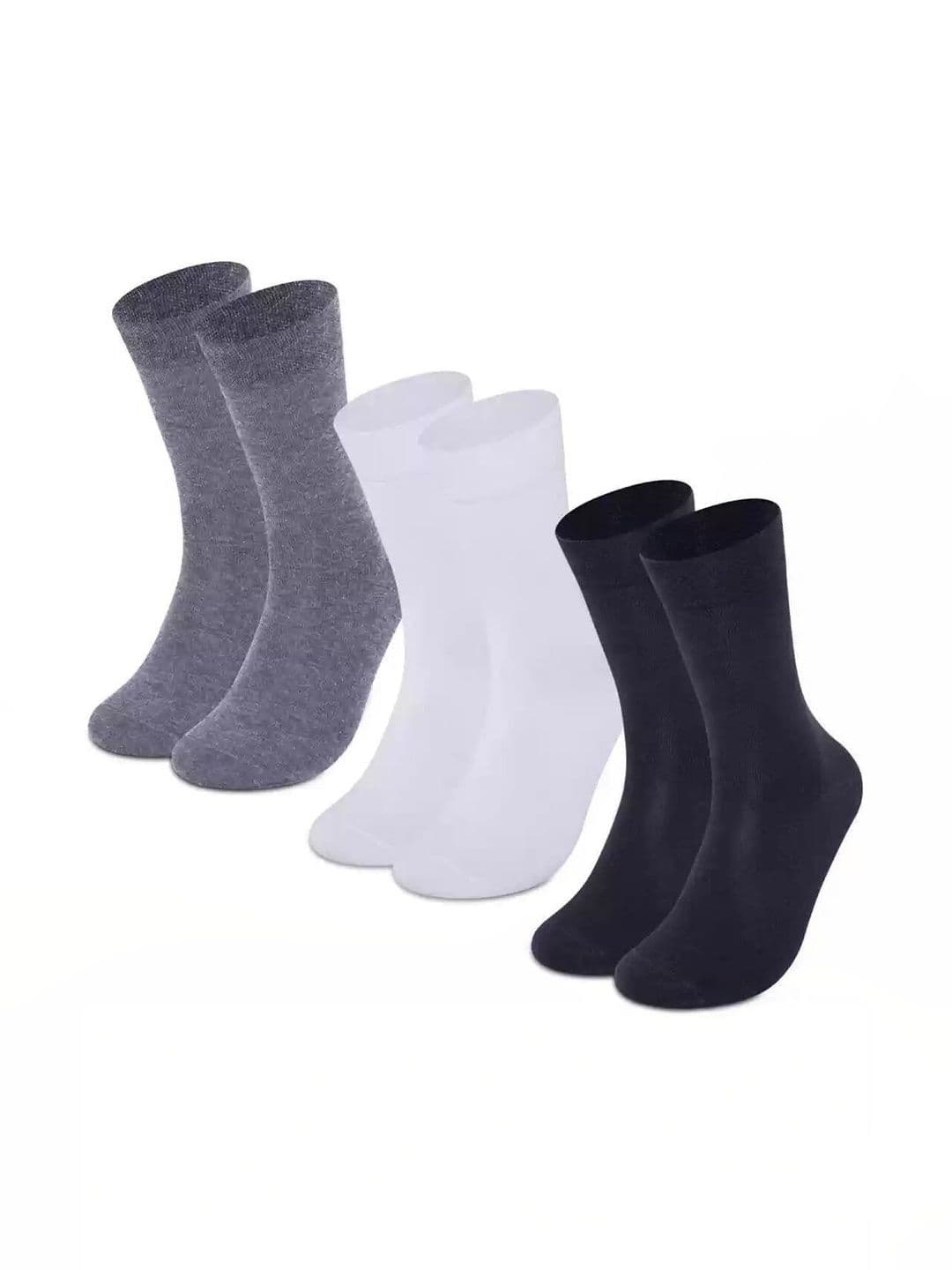 akeet trend Men Pack of 3 Cotton Assorted Calf Length Socks - view 1
