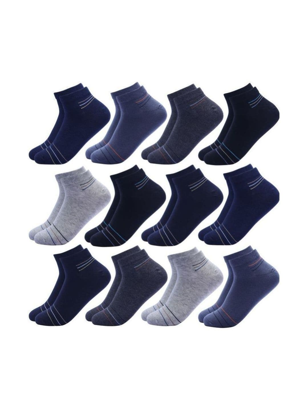 Akeeta Men Cotton Assorted Patterned Ankle Length Socks - view 1