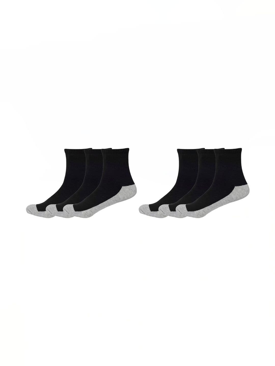 Akeeta Men Pack of 6 Cotton Assorted Colourblocked Ankle Length Socks - view 1