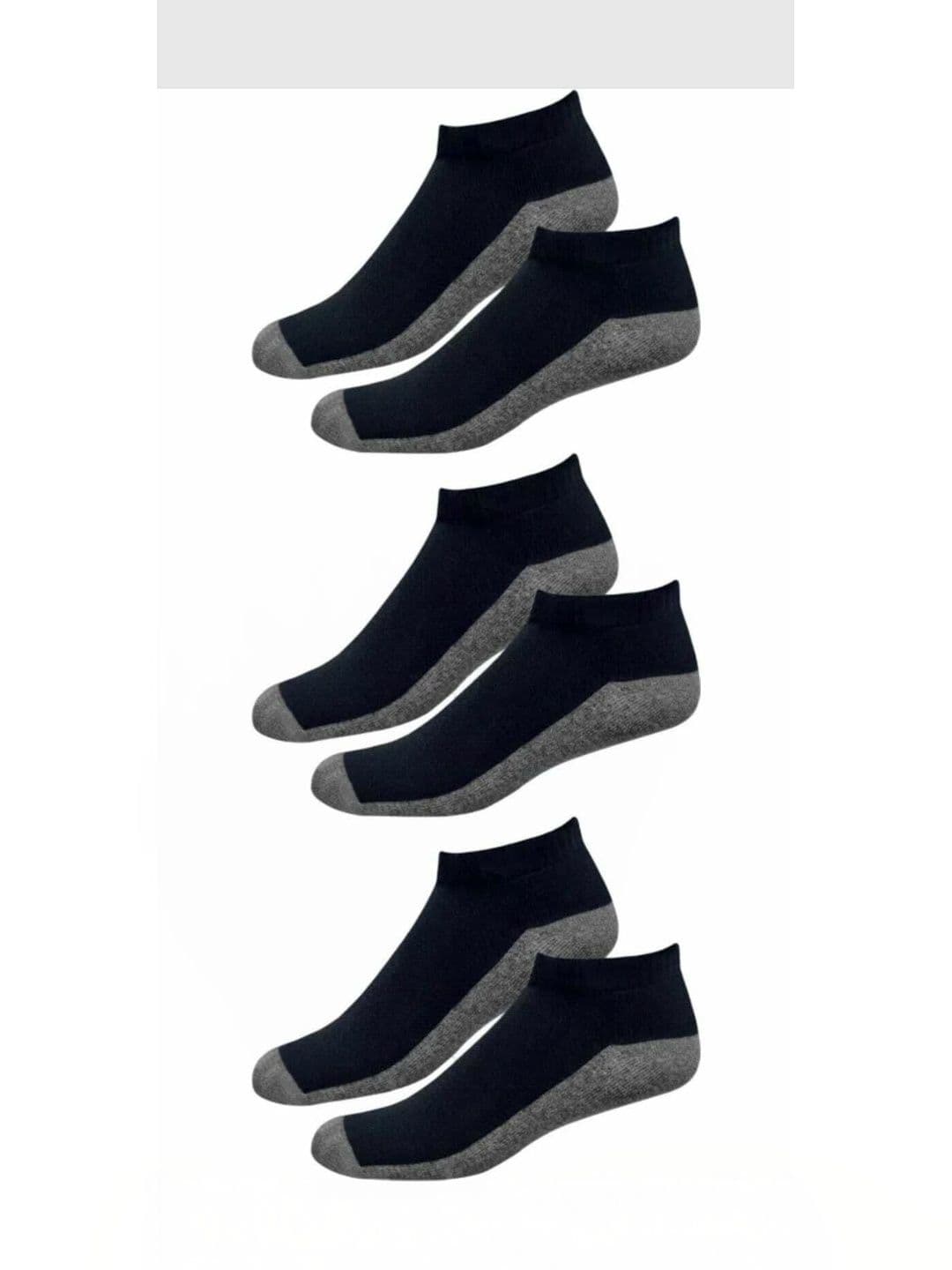 Akeeta Men Pack of 3 Cotton Assorted Colourblocked Ankle Length Socks - view 1