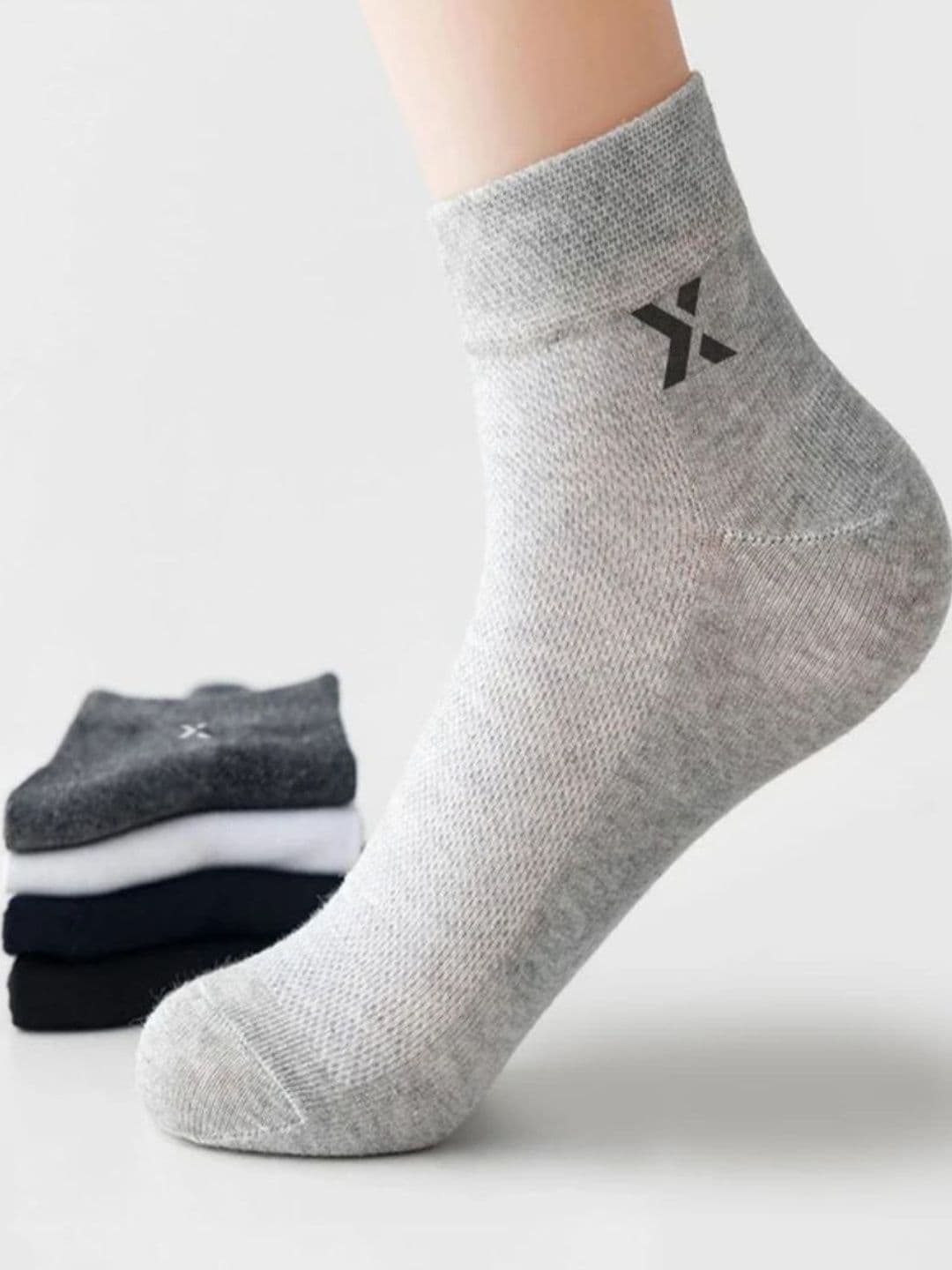 Akeeta Men Pack of 5 Cotton Assorted Ankle Length Socks - view 1