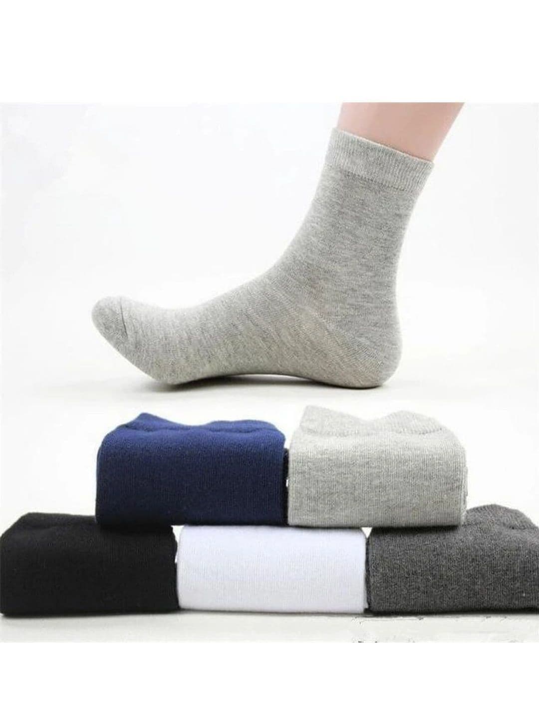 akeet trend Men Pack of 5 Cotton Assorted Above Ankle Socks - view 1