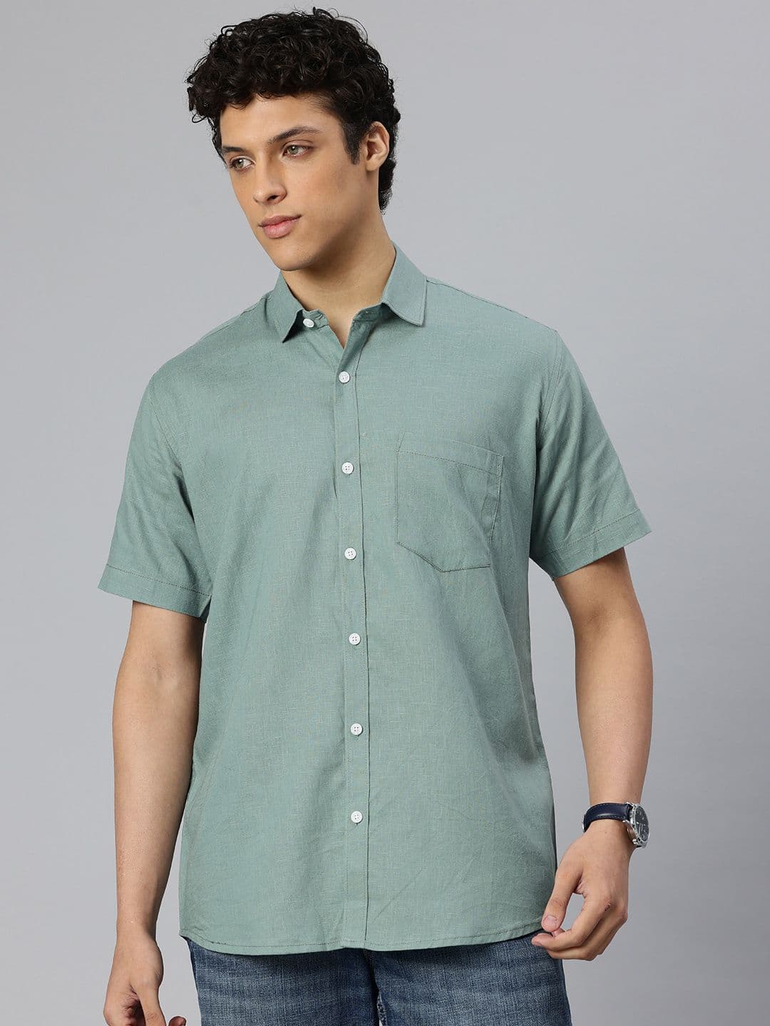 Majestic Man Slim Fit Casual Shirt - view 1