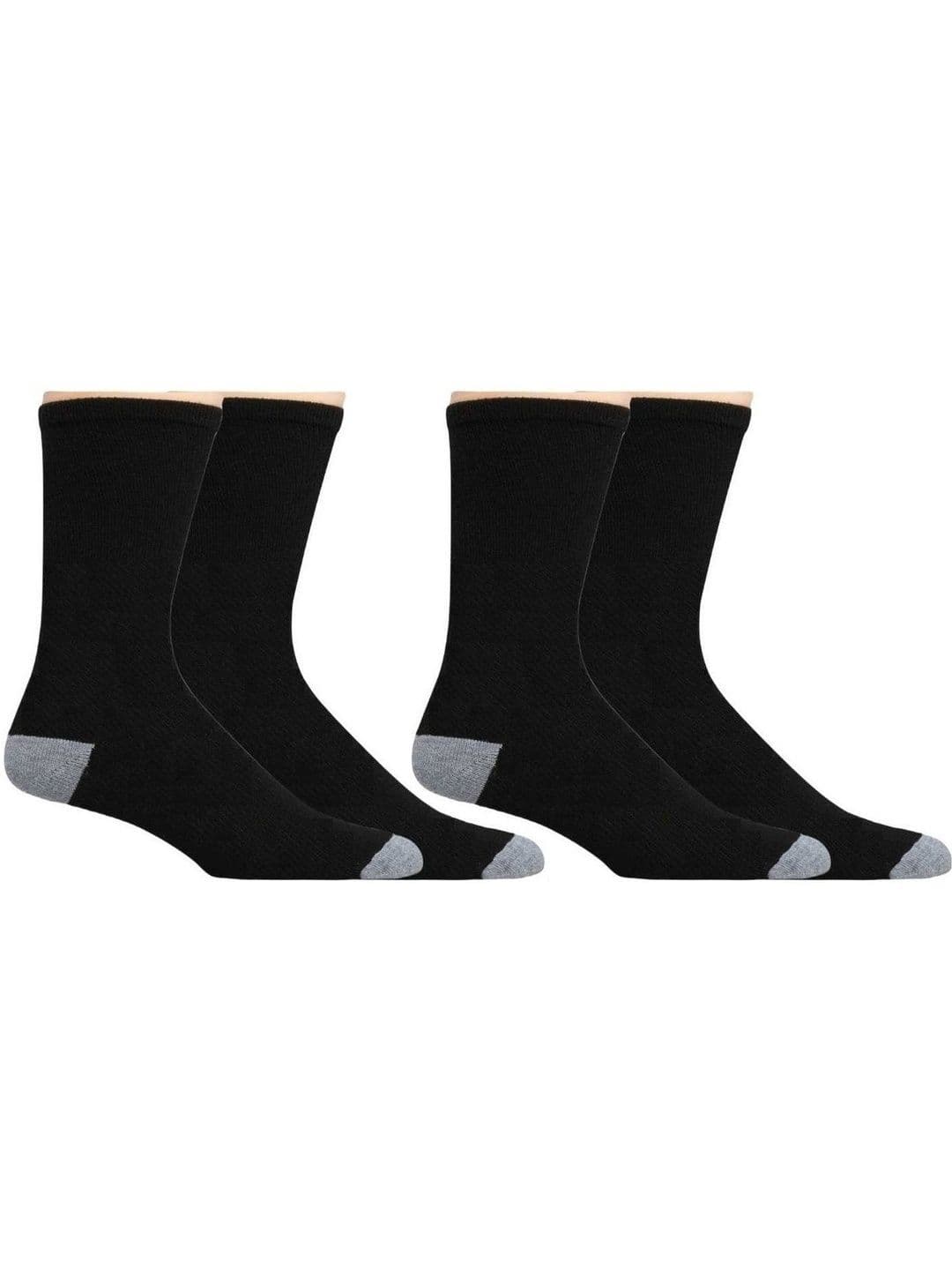 Akeeta Men Pack of 2 Cotton Assorted Colourblocked Calf Length Socks - view 1