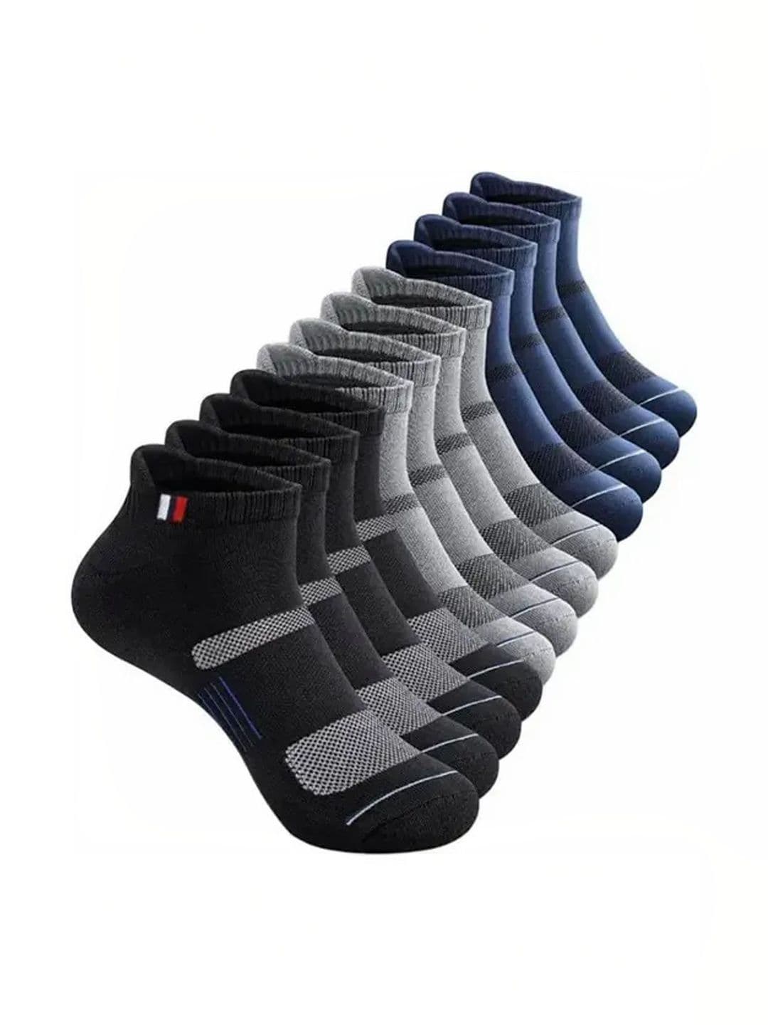 Akeeta Men Pack of 5 Cotton Assorted Patterned Ankle Length Socks - view 1