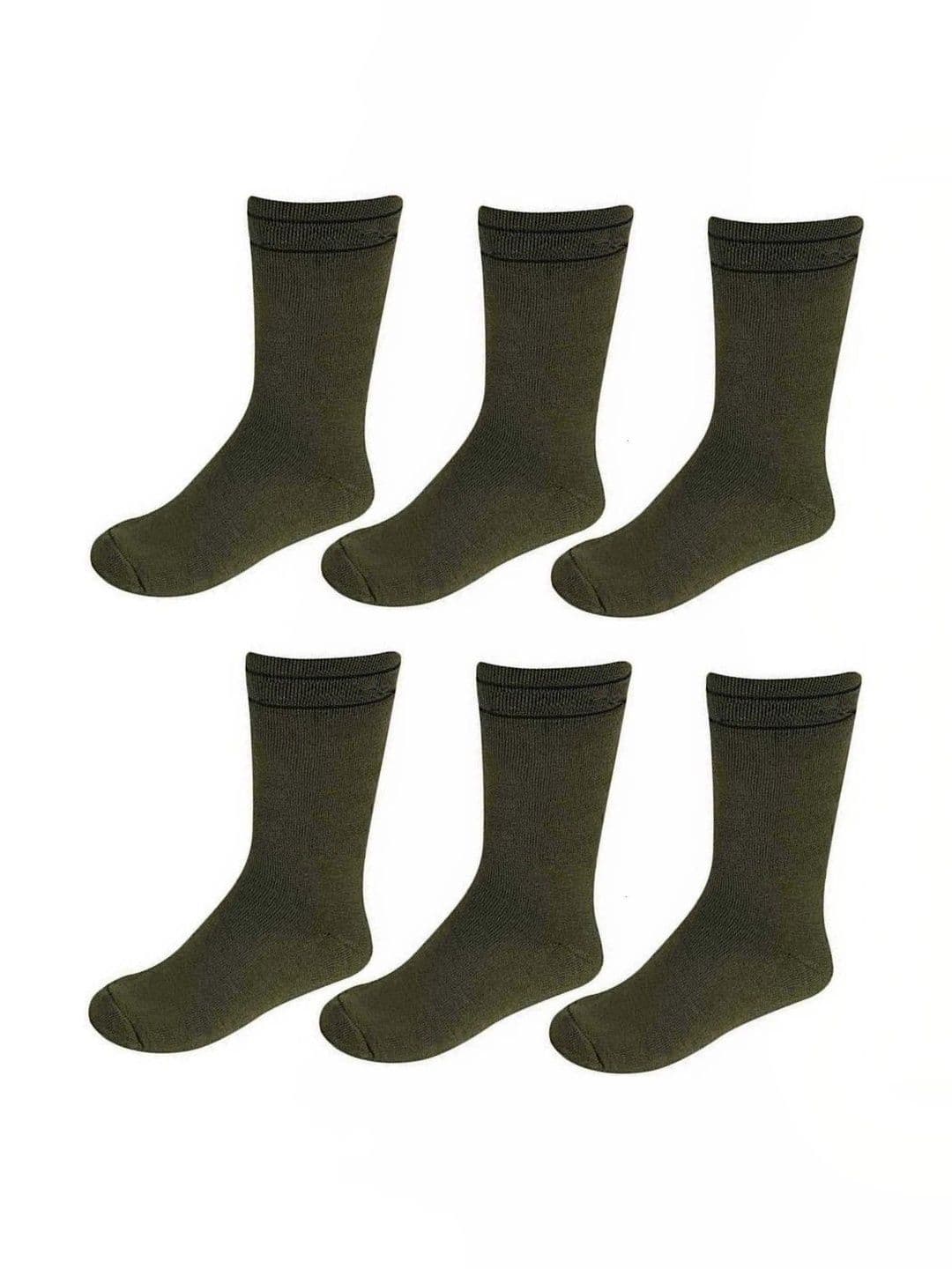 Akeeta Men Pack of 6 Cotton Assorted Calf Length Socks - view 1