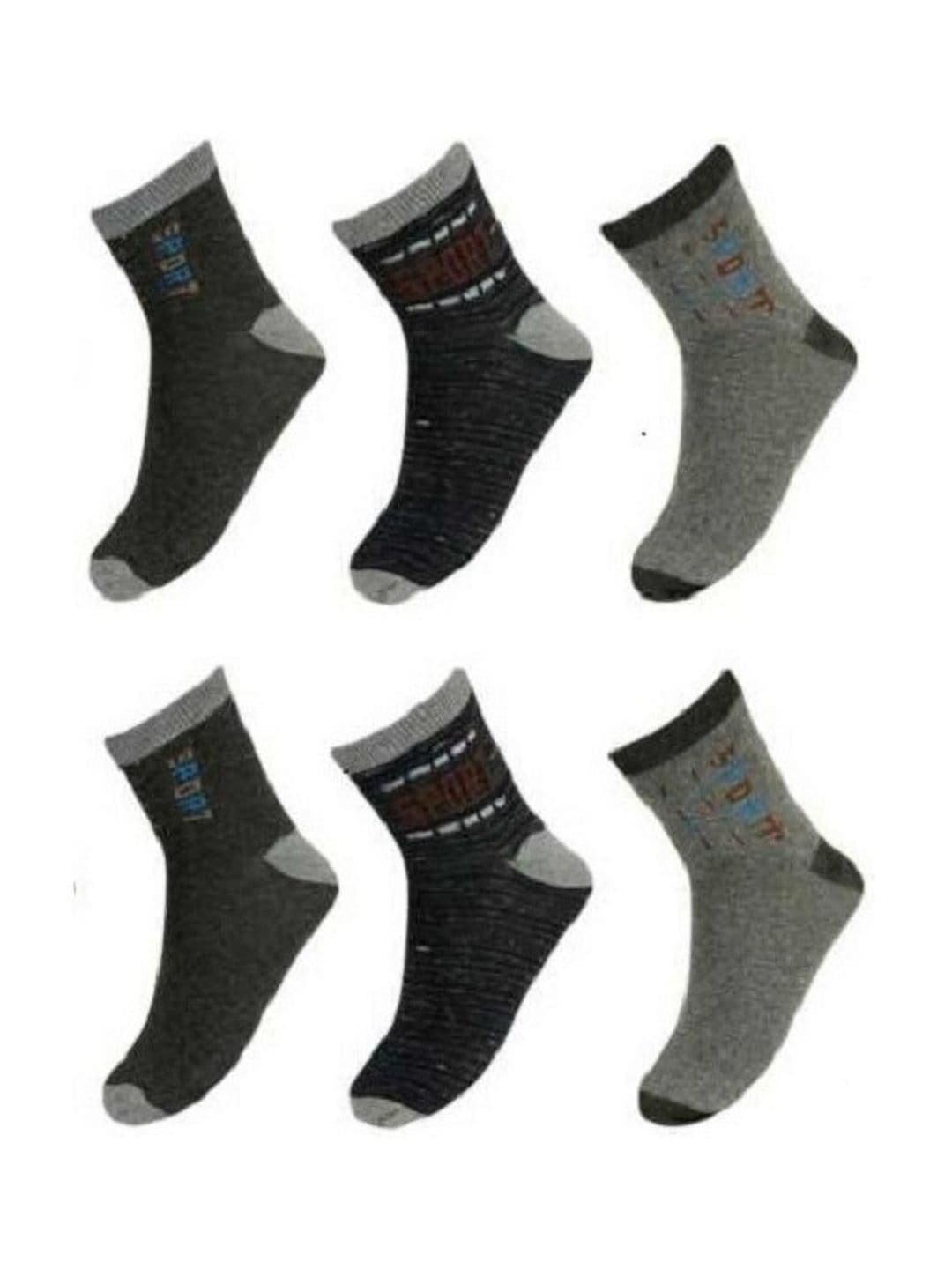 akeet trend Men Pack of 6 Cotton Assorted Patterned Ankle Length Socks - view 1