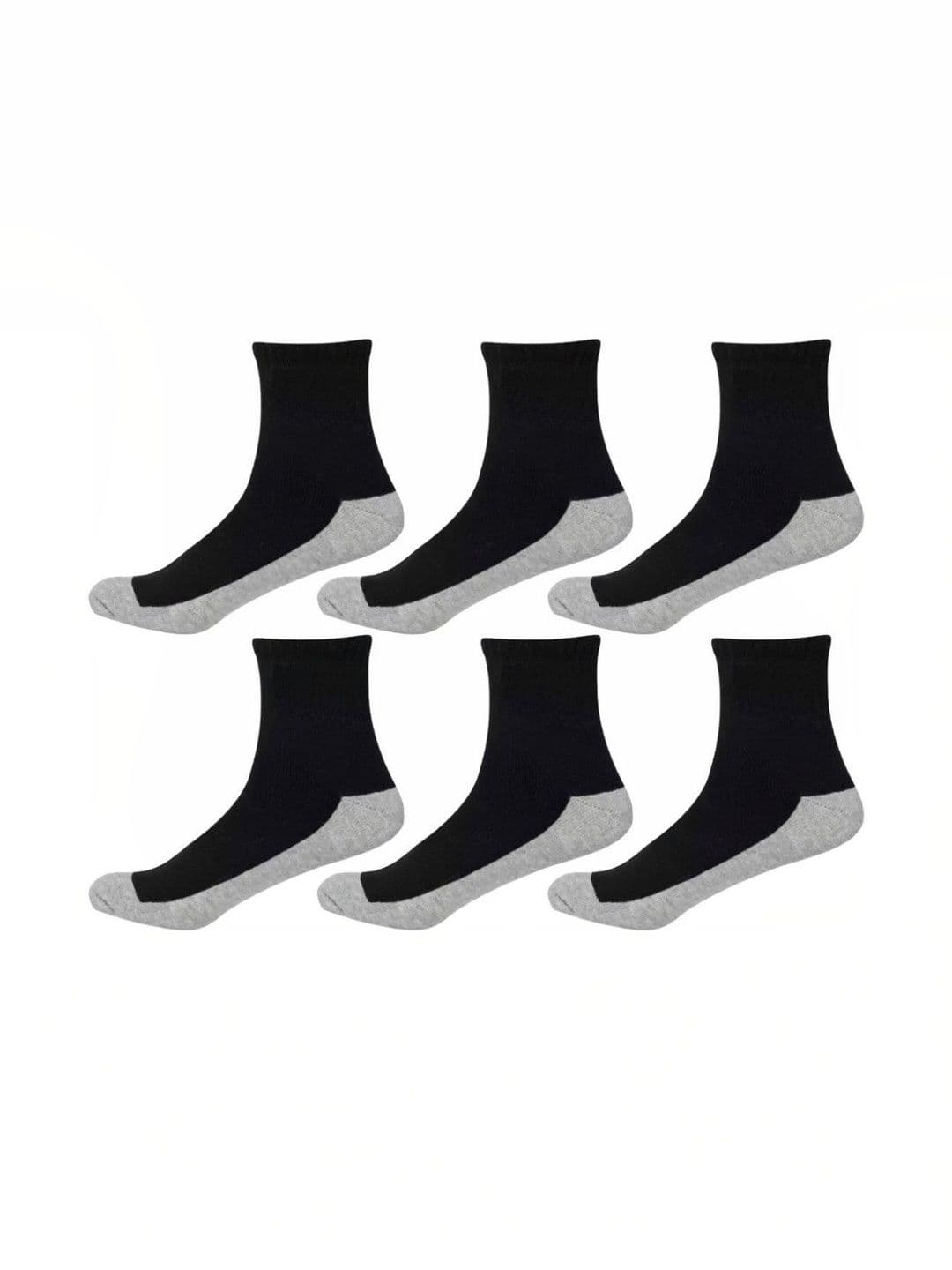 akeet trend Men Pack of 6 Cotton Assorted Colourblocked Ankle Length Socks - view 1