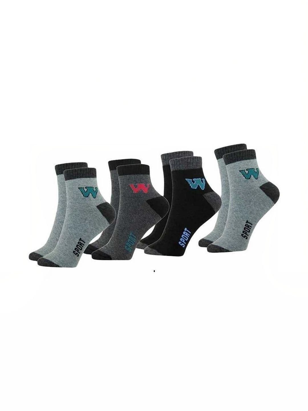 akeet trend Men Pack of 4 Cotton Assorted Patterned Ankle Length Socks - view 1