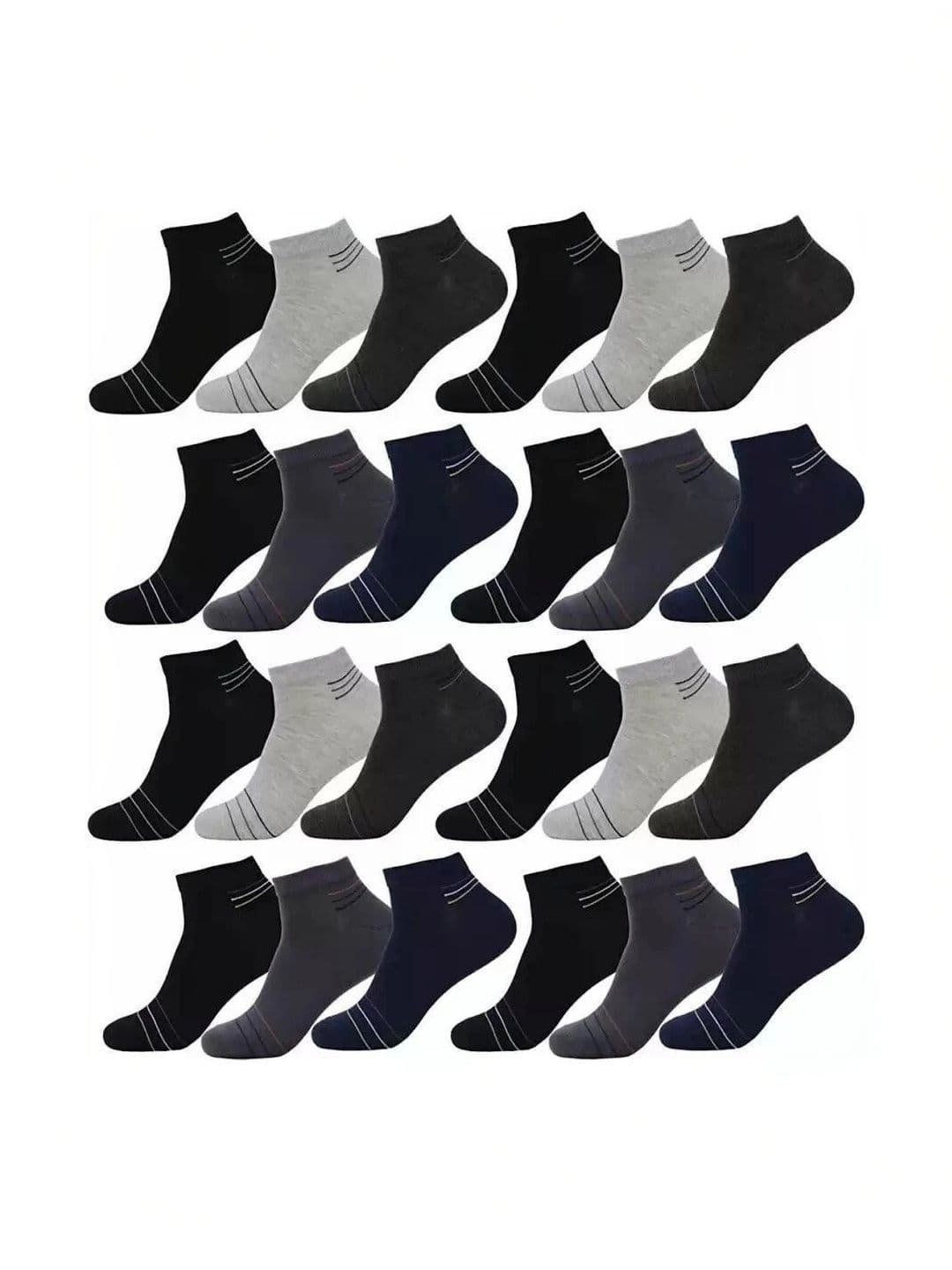 akeet trend Men Cotton Assorted Striped Ankle Length Socks - view 1