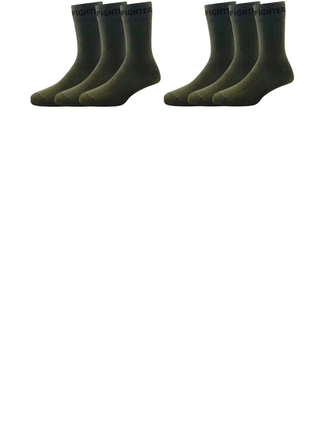 Akeeta Men Pack of 6 Cotton Assorted Calf Length Socks - view 1
