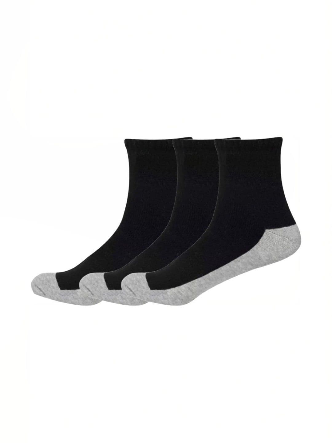 Akeeta Men Pack of 3 Cotton Assorted Colourblocked Above Ankle Socks - view 1